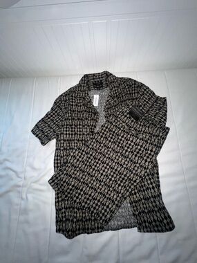 Men’s Banana Republic Geometric Two-Piece Set in Black and Tan